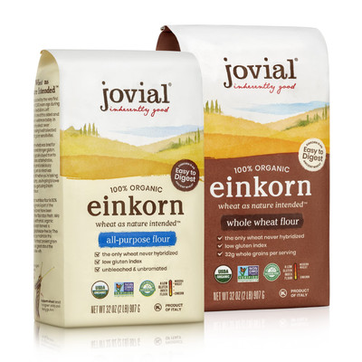 Einkorn 100% Organic Einkorn Baking Flour Variety Pack (All Purpose Flour & W...