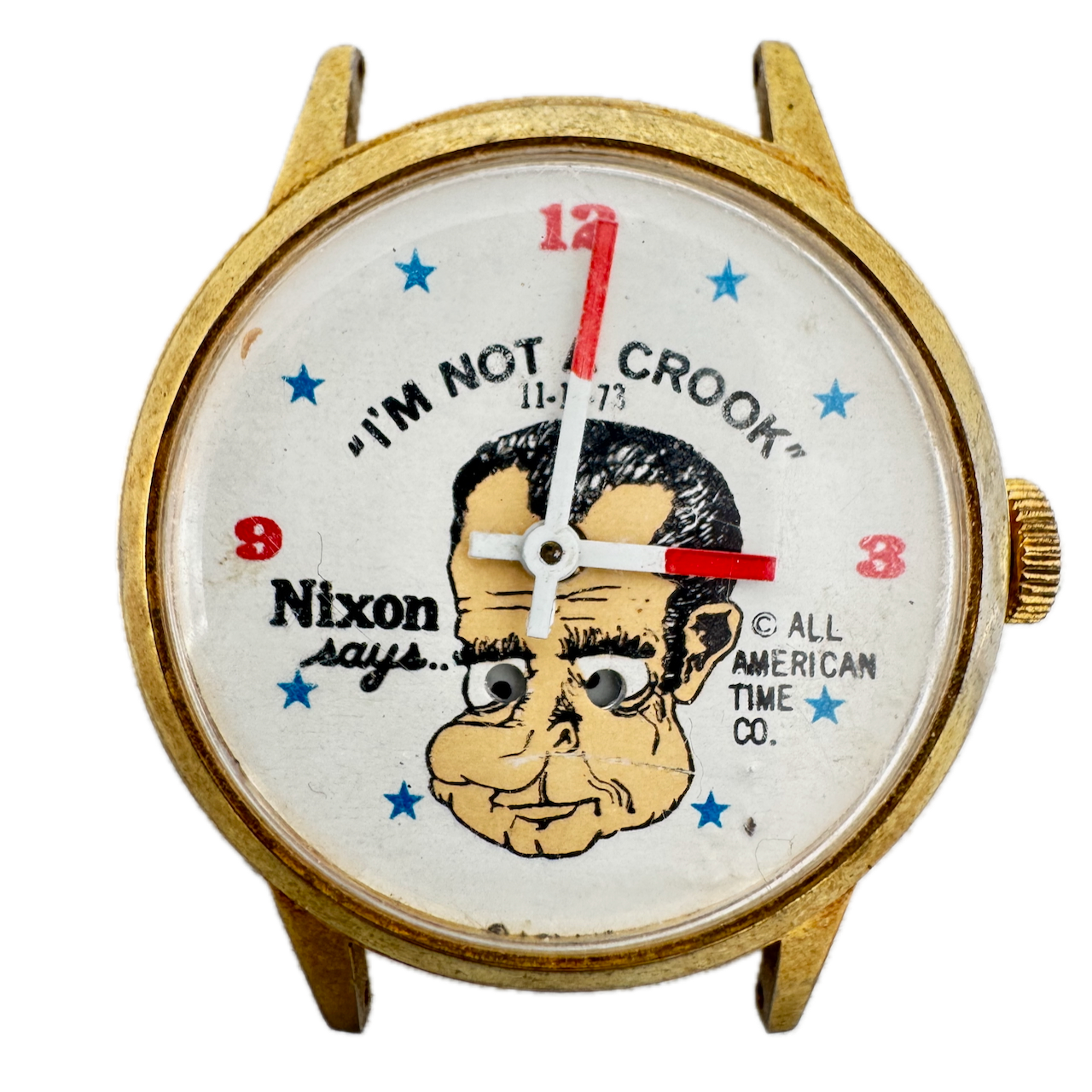 Vintage 34mm Nixon All American Floating Eye Mechanical Watch for Men