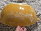 Pyrex Butterfly Bouquet 443 Cinderella Mixing Bowl Shiny
