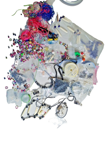 Random mixed Assorted of Loose Beads bone hematite etc Bulk Craft DIY Jewelry