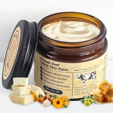 MTGBO Beef Tallow Honey Balm for Sensitive 2 Ounce (Pack of 1),