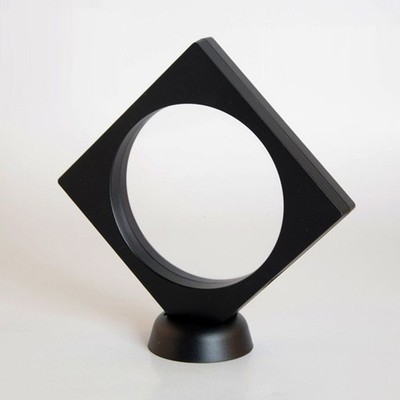  10 Sätze schwarzer Kunststoff transparenter Schmuckhalter Floating Frame