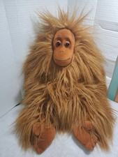 1988 Plush Creations Realistic Orangutan Monkey Ape Toy Stuffed Animal