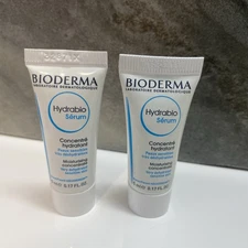2 Bioderma Moisturizing Concentrate For Sensitive Skin Travel Size  .17 oz 5ml