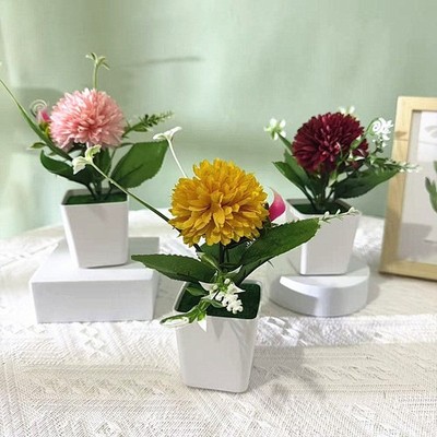 Artificial Hydrangea with Lifelike Design for Tabletop Living Room Desk Accent