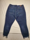 Judy Blue Slim Fit Dark Wash Raw Hem Jeans - 18W - JB82322DK-PL — photo 7