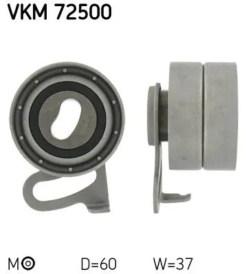 Skf Spannrolle, Zahnriemen Größe 37 Vkm 72500 - Image 3