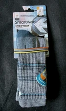 SMARTWOOL MENS EVERYDAY HOOKSET LIGHT CUSHION CREW SOCKS SZ L#SW002506-NWT