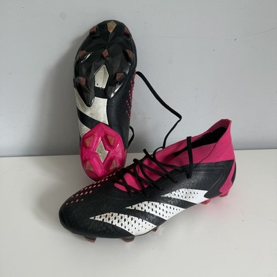 Adidas Predator Accuracy .1 FG Fußballschuhe Größe UK 9 pink schwarz weiß