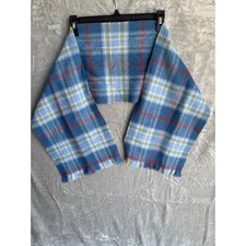 James Pringle Weavers Tartan Plaid 100 Pure New Wool Scarf Made in Scotland