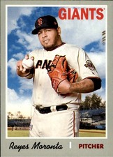 2019 Topps Heritage #337 Reyes Moronta San Francisco Giants