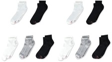 Hanes Boys' X-Temp Ankle 10pk Athletic Socks - Colors May Vary Medium 9-2.5 