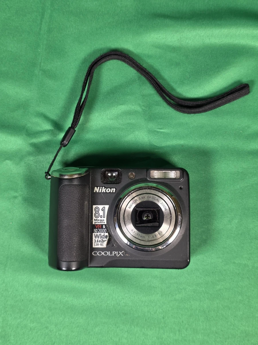 Nikon Coolpix P50 8.1MP Zoom 3.6x Noir Compact Appareil Photo Numérique