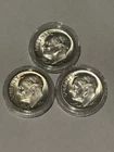 1954-P, D, S Roosevelt Dime 90% Silver BU GEM UNC Coins