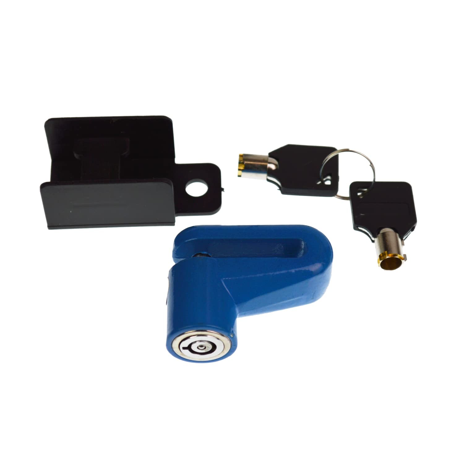 Anti Theft Brake Wheel Disk Lock For Motorcycle, Scooter, Bicycle Blue