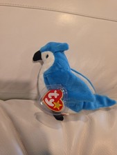Ty Rocket The Blue Jay Beanie Baby Plush Toy