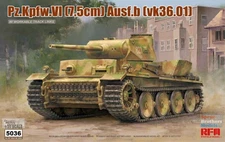 RFMRM5036 1:35 Rye Field Model Panzer Pz.Kpfw.VI (7.5cm) Ausf.B (vk36.01)