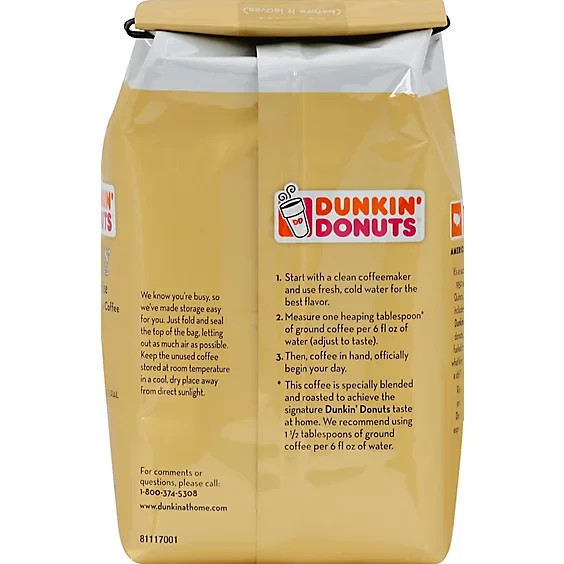 Dunkin' Donuts Eggnoggin' Ground Coffee, 11 oz