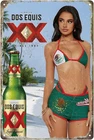 Vintage Tin Metal Signs Home Décor 8x12 Retro Beer Girl Man Cave Garage Kitchen