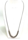 J. Crew Gold Tone Rhinestone Chunky Pendant Necklace 51.3g — photo 1