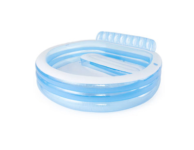 Intex 7.5-ft x 7.1-ft x 31-in Inflatable top ring Round Above-Ground Pool
