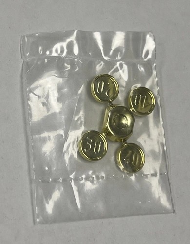 LEGO NEW Pirates: 4x Gold Coins (10, 20, 30, 40) 70501 - Set 6286 6285 ...