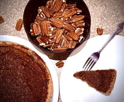 9x9 Homemade Southern Pecan Pie