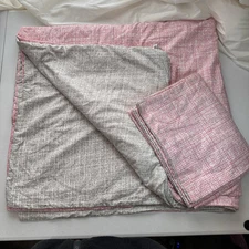 Southshore Fine Living King Duvet Cover Set Reversible Lightweight Coverlet Gray