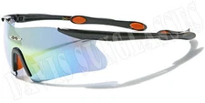 X Loop Sunglasses XL13001 UV400 Davis E5 cycling biking black mirrored