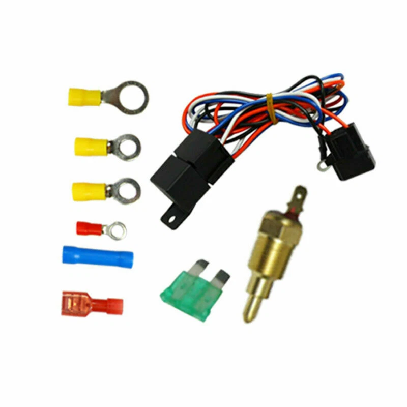 Aluminum Radiator Fan Shroud+Relay Fit 84-1995,87 Toyota PICKUP 4RUNNER SR5 DLX - Imagem 3 de 4