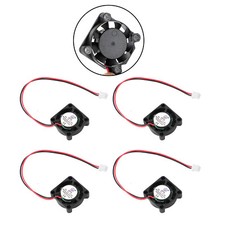 4x Brushless DC Cooling Blower Fan 5V 0.12A 2507S 25x25x7mm Sleeve 2 Pin Wire UE