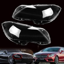 For 2010-2014 Mercedes Benz CLS W218 Headlight Lens Headlamp Cover Shell Clear