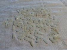 lot 100 statuette vierge de voyage plastique phospho ND DE FOURVIERES  fd  stock