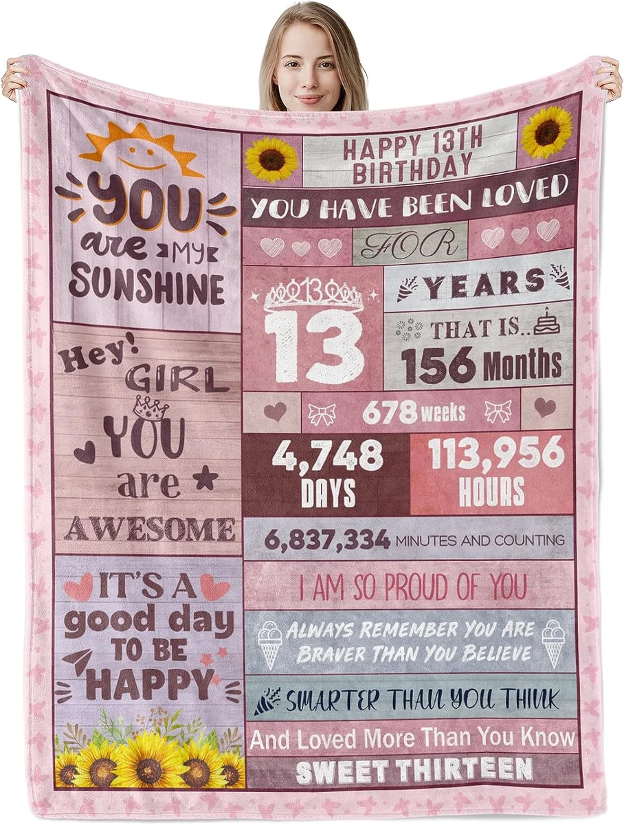 9 Year Old Girl Gifts Blanket 50x60, Gifts For 9 Year Old Girls, 9 Year  Old Girl Gifts For Birthday, Gift For 9 Year Old Girl, Birthday Gifts For 9  Year Old