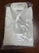Tailor-Made White Cotton Dress Shirt Regular Fit, French Cuff 