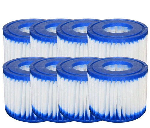 8x orig. Bestway Filterkartusche Pool Filter Ersatzfilter Lay-Z-Spa Gr. 6 VI
