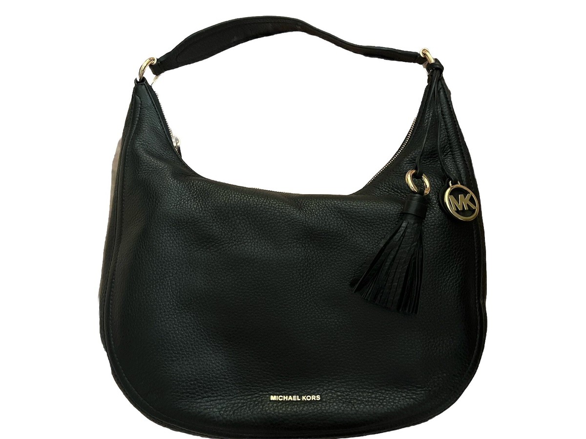 Michael Kors Handbag Purse
Dalia Drawstring Pebbled
Leather Black Michael Kors Womens Mirella Medium Pebbled Leather Tote Bag  main image 3