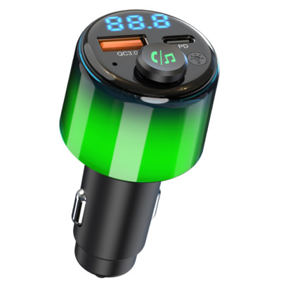 Bluetooth 5.3 FM Transmitter for Car - PD30W & QC3.0 Fast Charger, Bass Boost