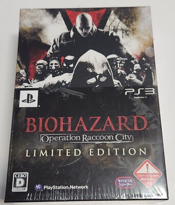 Biohazard Resident Evil Operation Raccoon City Limited Edition Sealed PS3 Japan
