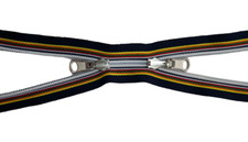 Zip Cerniera Nylon 6 Multicolor DOPPIO CURSORE REVERSIBILE adatta a K-WAY