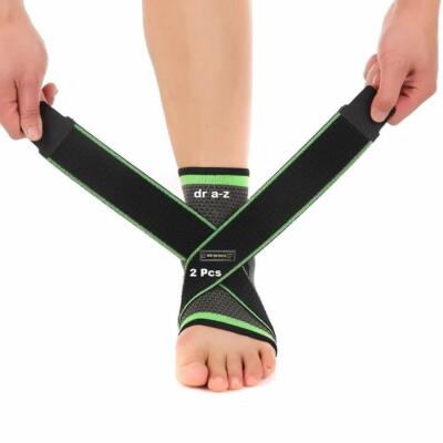 Dr A-Z Compression Foot Socks for Men & Women 2PCS - Arch Support, Heel Spurs- B
