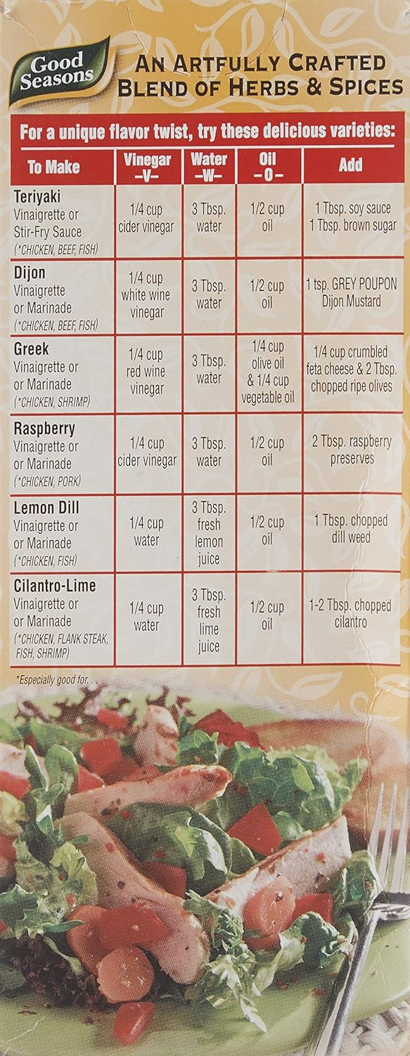 Good Seasons Italian Dressing Mix, 2 Packages with Cruet, 1.4 Oz. Net