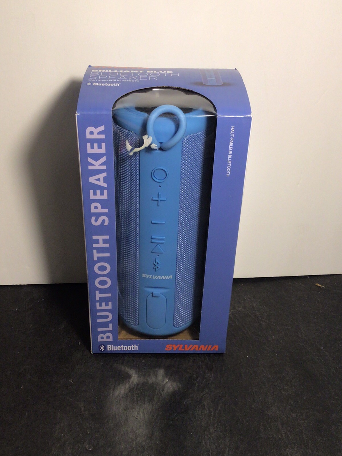 Sylvania Bluetooth Speaker - IPX4 Blue Waterproof Speaker - New Sealed-image