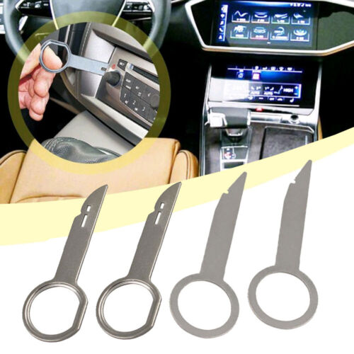 Kit de reparación de unidad principal estéreo herramienta pin llave extracción radio interior auto coche 6 piezas - Imagen 5 de 13