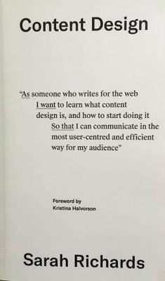 Content design by Richards, Sarah 1527209180 FREE Shipping