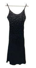 Michael Michael Kors NWT Women's SZ 12 Black Strappy Studded Sheath Dress Chic