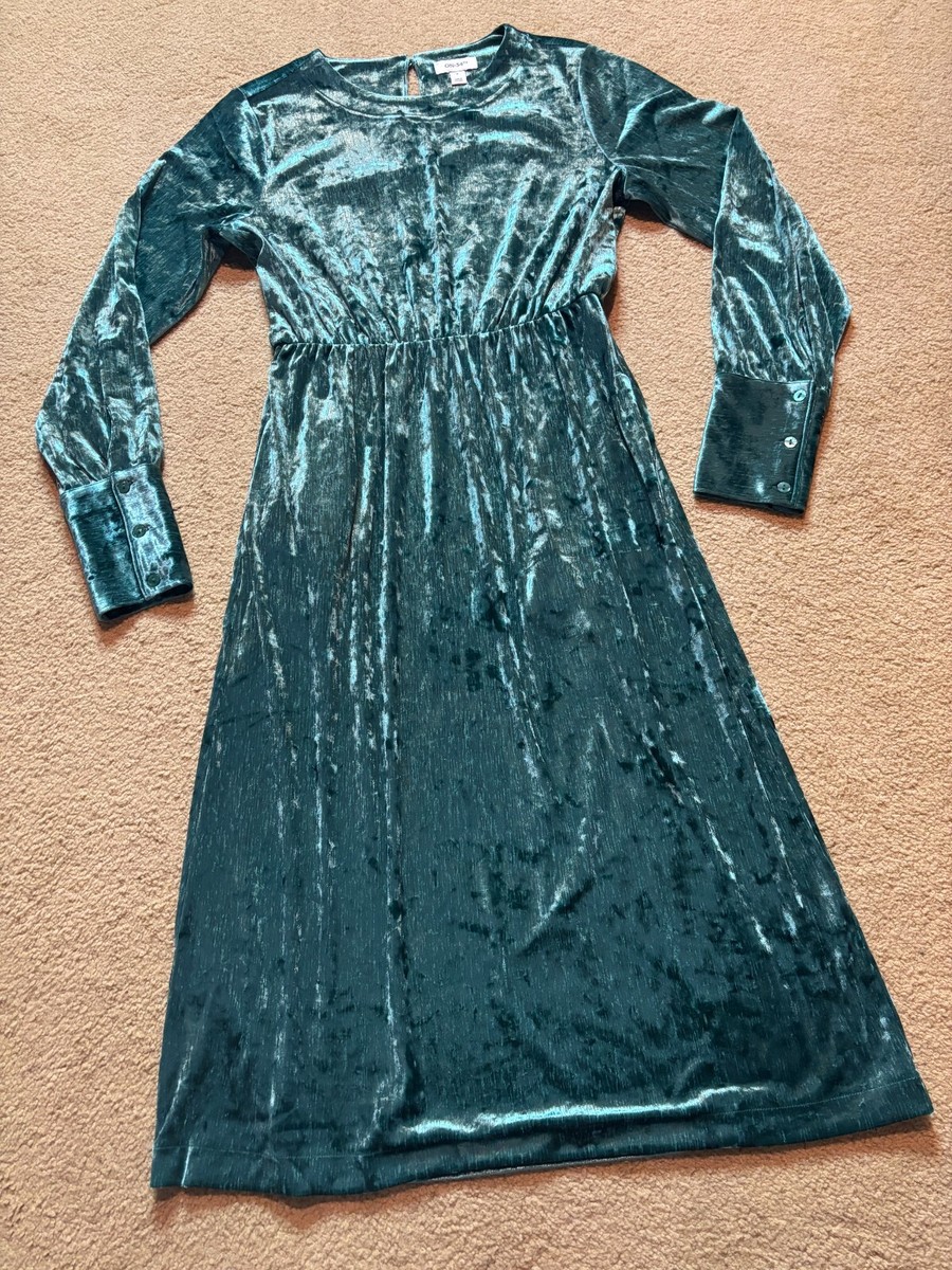 green emerald velvet dress Macy Dress Satin Rust