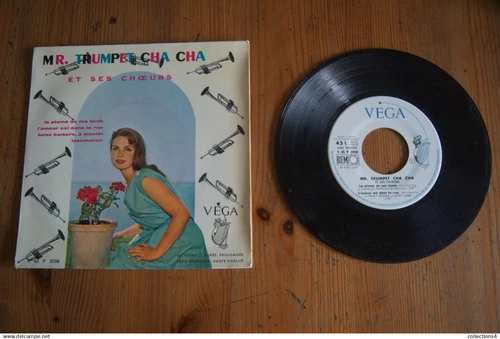MR TRUMPET CHA CHA LA PLUME DE MA TANTE RARE EP 1960