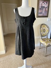 Soda Blu Womens Dress Large Shift Gray Made in USA