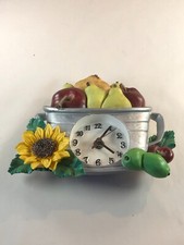 Petite Horloge De Cuisine Réveil - Murale Décor Fruits